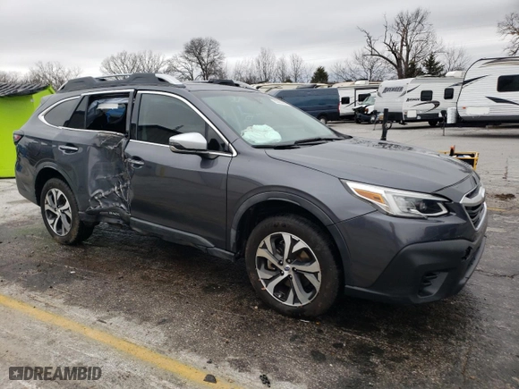 2020 Subaru Outback Touring XT with VIN 4S4BTGPD7L3117381, listed as a Copart auction lot 85923864 with 61,671 mi miles and Salvage Title. Bid and sale history available at carsss.com. Image 4.
