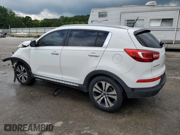 2012 Kia Sportage EX z VIN KNDPC3A27C7342953, wystawiony jako Copart lot #59383485 z przebiegiem 127 635 mil mil oraz Szkoda całkowita • Salvage title. Historia ofert i sprzedaży dostępna na DreamBid. Obrazek 2.