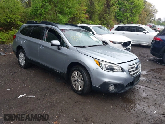 2015 Subaru Outback Premium with VIN 4S4BSACC7F3234427, listed as a IAAI auction lot 42171329 with 51,332 mi miles and . Bid and sale history available at DreamBid. Image 1.