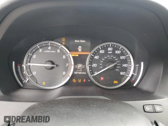 2016 Acura MDX Advance z VIN 5FRYD4H95GB057872, wystawiony jako Copart lot #56904245 z przebiegiem 107 160 mil mil oraz Szkoda całkowita • Salvage title. Historia ofert i sprzedaży dostępna na DreamBid. Obrazek 9.