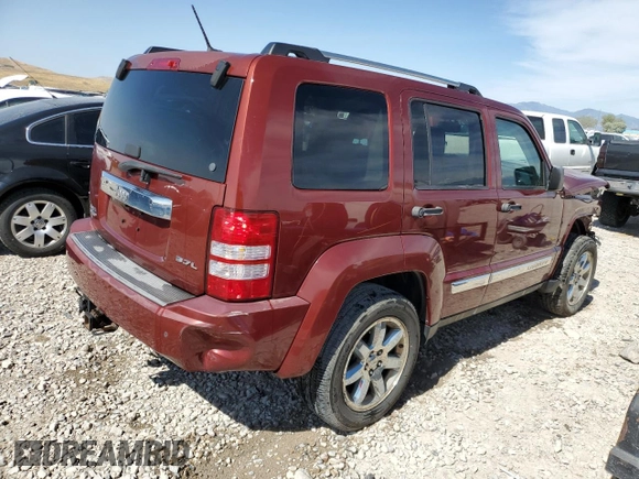 2008 Jeep Liberty Limited with VIN 1J8GN58K38W286172, listed as a Copart auction lot 58828415 with 81,606 mi miles and Salvage title. Bid and sale history available at DreamBid. Image 3.