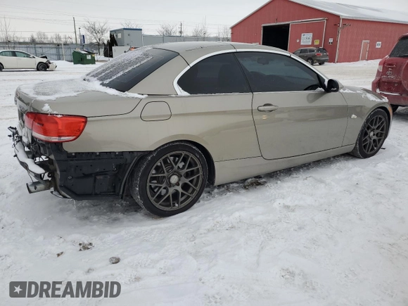 2007 BMW 3 Series 335i with VIN WBAWL73507PX46058, listed as a Copart auction lot 89332725 with 210,540 mi miles and Clean Title. Bid and sale history available at carsss.com. Image 3.