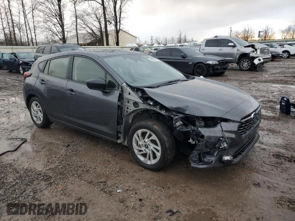 2024 Subaru Impreza with VIN JF1GUABC3R8221757, listed as a Copart auction lot 80024214 with 15,183 mi miles and Salvage Title. Bid and sale history available at carsss.com. Image 4.