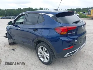2023 Buick Encore GX Preferred with VIN KL4MMBS23PB034586, listed as a IAAI auction lot 42342330 with 12,272 mi miles and . Bid and sale history available at DreamBid. Image 3.