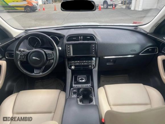 2017 Jaguar F-PACE 35t Premium with VIN SADCJ2BV3HA894441, listed as a Copart auction lot 52961745 with 116,759 mi miles and Clean Title. Bid and sale history available at carsss.com. Image 9.