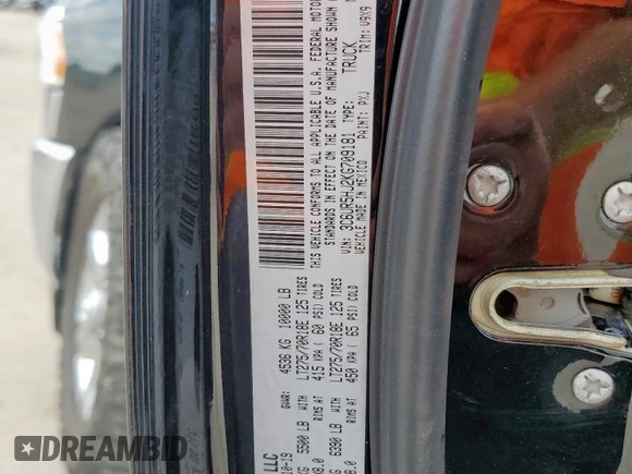 2019 Ram 2500 Tradesman with VIN 3C6UR5HJ2KG709181, listed as a Copart auction lot 62697695 with 149,259 mi miles and Salvage title. Bid and sale history available at DreamBid. Image 13.