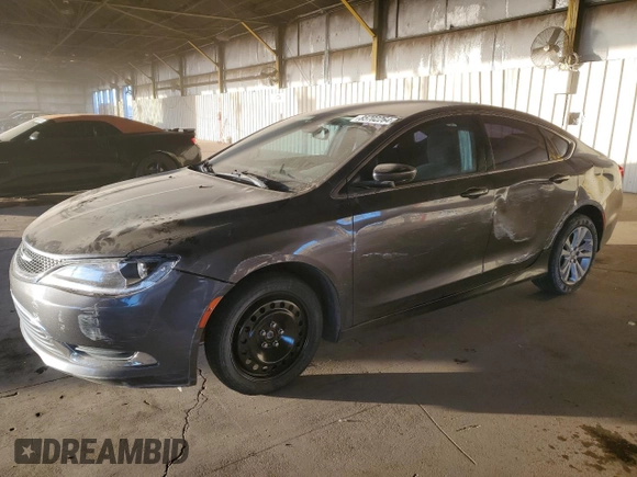 2015 Chrysler 200 Limited with VIN 1C3CCCAB4FN641495, listed as a Copart auction lot 85702264 with 154,493 mi miles and Salvage Title. Bid and sale history available at carsss.com. Image 1.