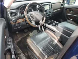 2016 Nissan Titan XD Platinum Reserve with VIN 1N6BA1F25GN503098, listed as a Copart auction lot 79867324 with 92,467 mi miles and Salvage Title. Bid and sale history available at carsss.com. Image 8.