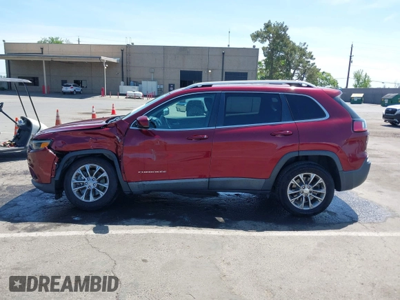 2019 Jeep Cherokee Latitude Plus with VIN 1C4PJLLX6KD346524, listed as a IAAI auction lot 42104323 with 28,223 mi miles and . Bid and sale history available at DreamBid. Image 14.