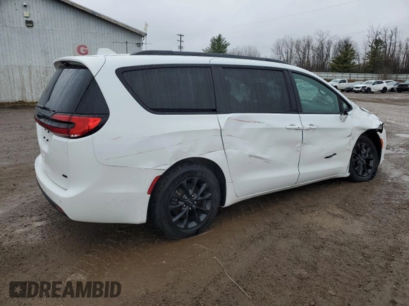 2021 Chrysler Pacifica Touring L with VIN 2C4RC3BG3MR525690, listed as a Copart auction lot 83658704 with 51,389 mi miles and Salvage title. Bid and sale history available at DreamBid. Image 3.