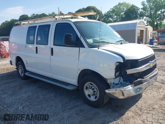 2022 Chevrolet Express Cargo with VIN 1GCWGAF75N1203256, listed as a IAAI auction lot 42294950 with 39,756 mi miles and . Bid and sale history available at DreamBid. Image 1.