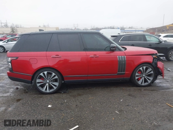 2020 Land Rover Range Rover SV Autobiography Dynamic with VIN SALGW2RE3LA580584, listed as a IAAI auction lot 41089853 with 62,057 mi miles and . Bid and sale history available at DreamBid. Image 13.