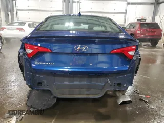 2017 Hyundai Sonata SE with VIN 5NPE24AF1HH543656, listed as a Copart auction lot 45028785 with 87,274 mi miles and Salvage Title. Bid and sale history available at carsss.com. Image 6.