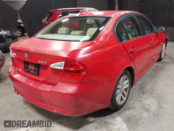 2006 BMW 3 Series 325i with VIN WBAVB13536KX46952, listed as a IAAI auction lot 41631283 with 202,504 mi miles and . Bid and sale history available at DreamBid. Image 4.