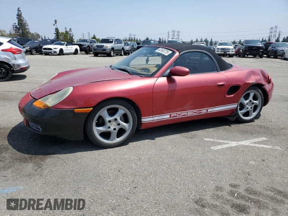 2001 Porsche Boxster with VIN WP0CA29851U623400, listed as a Copart auction lot 60160725 with Not provided miles and Salvage title. Bid and sale history available at DreamBid. Image 1.