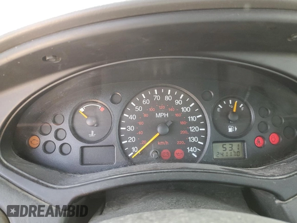 2002 Ford Focus SE with VIN 1FAFP34352W249783, listed as a Copart auction lot 48492845 with 241,170 mi miles and Salvage Title. Bid and sale history available at carsss.com. Image 9.
