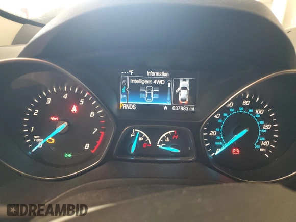 2016 Ford Escape SE z VIN 1FMCU9GXXGUA99014, wystawiony jako Copart lot #56494855 z przebiegiem 37 883 mil mil oraz Szkoda całkowita • Salvage title. Historia ofert i sprzedaży dostępna na DreamBid. Obrazek 9.