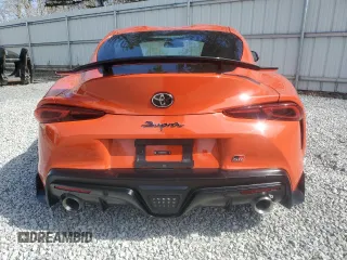 2024 Toyota Supra 3.0 with VIN WZ1DB0G07RW066056, listed as a Copart auction lot 49260325 with 3,621 mi miles and Salvage Title. Bid and sale history available at DreamBid. Image 6.