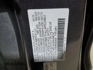 2024 Honda Odyssey EX-L with VIN 5FNRL6H69RB069598, listed as a Copart auction lot 53810215 with 5,789 mi miles and Salvage Title. Bid and sale history available at DreamBid. Image 13.