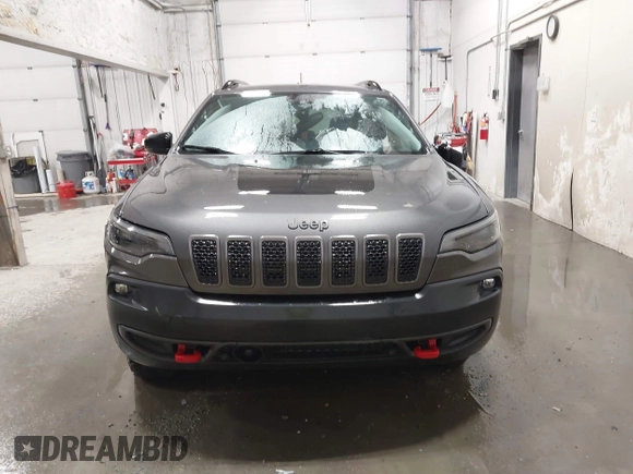 2022 Jeep Cherokee Trailhawk z VIN 1C4PJMBX9ND514703, wystawiony jako IAAI lot #41761037 z przebiegiem 38 499 mil mil oraz . Historia ofert i sprzedaży dostępna na DreamBid. Obrazek 12.