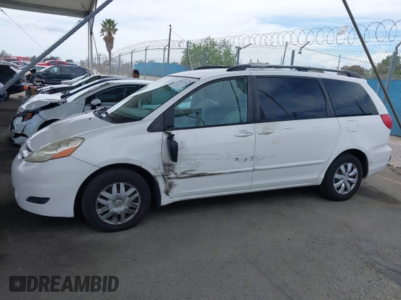 2007 Toyota Sienna CE with VIN 5TDZK23C27S023466, listed as a IAAI auction lot 41911352 with 166,600 mi miles and . Bid and sale history available at DreamBid. Image 14.