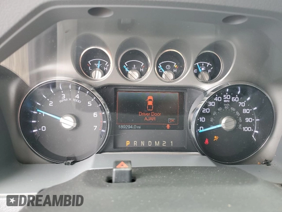 2016 Ford F-250 Lariat with VIN 1FT7W2B68GEC48911, listed as a Copart auction lot 61528395 with 189,294 mi miles and Salvage title. Bid and sale history available at DreamBid. Image 9.