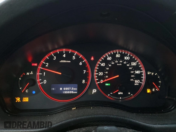 2008 Subaru Outback XT Limited with VIN 4S4BP63C184361475, listed as a Copart auction lot 80150844 with 195,699 mi miles and Salvage title. Bid and sale history available at DreamBid. Image 9.