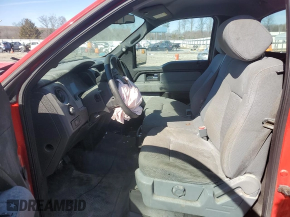 2014 Ford F-150 XL with VIN 1FTMF1CM6EFB93294, listed as a Copart auction lot 46037925 with 0 mi miles and Salvage Title. Bid and sale history available at carsss.com. Image 7.