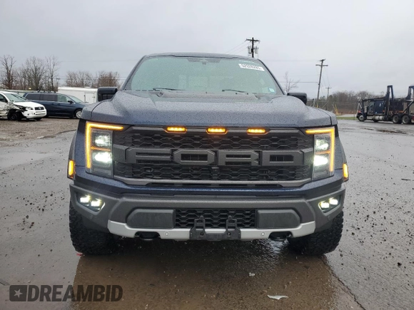 2023 Ford F-150 Raptor with VIN 1FTFW1RG0PFD16861, listed as a Copart auction lot 52928285 with 19,454 mi miles and Salvage Title. Bid and sale history available at DreamBid. Image 5.
