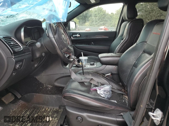 2020 Jeep Grand Cherokee Trailhawk with VIN 1C4RJFLT2LC296476, listed as a Copart auction lot 62125625 with 75,642 mi miles and Salvage title. Bid and sale history available at DreamBid. Image 7.