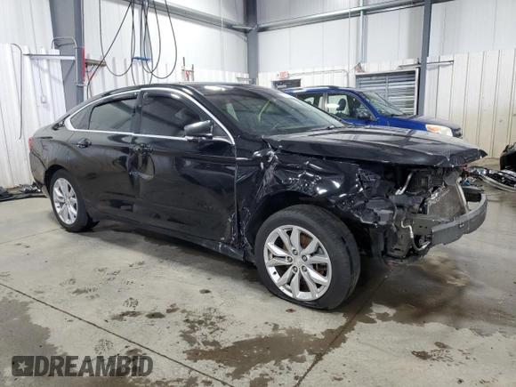 2018 Chevrolet Impala LT with VIN 1G1105S37JU112354, listed as a Copart auction lot 52123495 with 109,132 mi miles and Salvage Title. Bid and sale history available at DreamBid. Image 4.