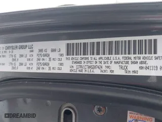 2010 Dodge Ram 1500 SLT with VIN 1D7RV1CT0AS207424, listed as a IAAI auction lot 41307468 with 174,539 mi miles. Bid and sale history available at carsss.com. Image 9.