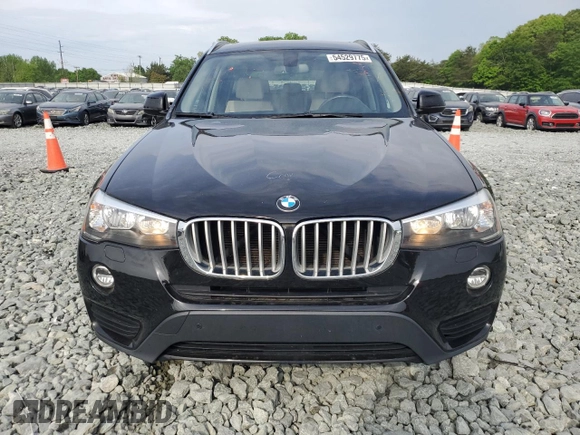 2017 BMW X3 xDrive28i z VIN 5UXWX9C34H0T19721, wystawiony jako Copart lot #54529775 z przebiegiem 90 428 mil mil oraz Szkody całkowita. Historia ofert i sprzedaży dostępna na DreamBid. Obrazek 5.