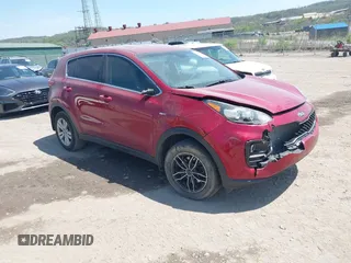 2017 Kia Sportage LX with VIN KNDPMCAC8H7296742, listed as a IAAI auction lot 42096883 with 160,511 mi miles and . Bid and sale history available at carsss.com. Image 1.