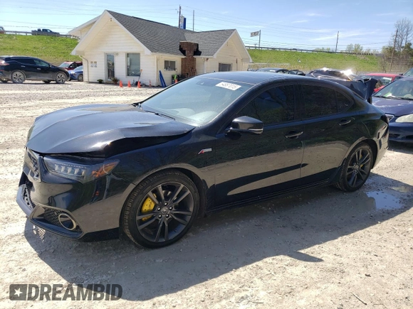 2018 Acura TLX w/A-SPEC Pkg z VIN 19UUB2F66JA001637, wystawiony jako Copart lot #54887015 z przebiegiem 97 517 mil mil oraz Szkoda całkowita • Salvage title. Historia ofert i sprzedaży dostępna na DreamBid. Obrazek 1.