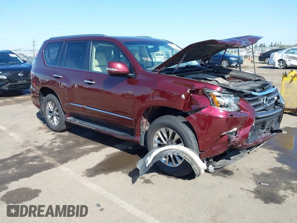 2017 Lexus GX 460 with VIN JTJJM7FX9H5180208, listed as a IAAI auction lot 42085407 with 55,055 mi miles and . Bid and sale history available at DreamBid. Image 1.