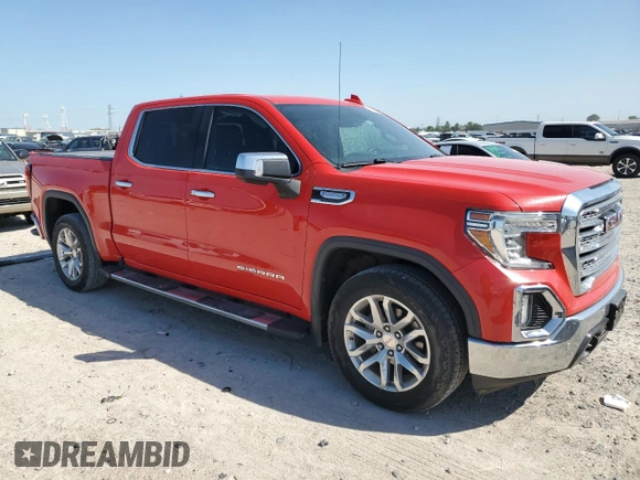 2020 GMC Sierra 1500 SLT with VIN 3GTP8DED3LG324005, listed as a Copart auction lot 52214755 with 72,397 mi miles and Salvage title. Bid and sale history available at DreamBid. Image 4.