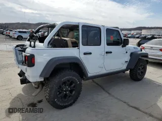 2023 Jeep Wrangler Sport S with VIN 1C4HJXDN8PW523532, listed as a Copart auction lot 46951955 with 14,642 mi miles and Clean Title. Bid and sale history available at DreamBid. Image 3.