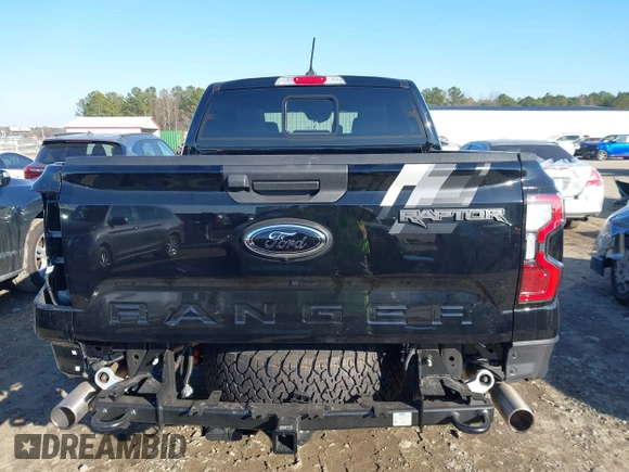 2024 Ford Ranger Raptor with VIN 1FTER4LR4RLE22751, listed as a IAAI auction lot 41583373 with 4,622 mi miles. Bid and sale history available at carsss.com. Image 17.
