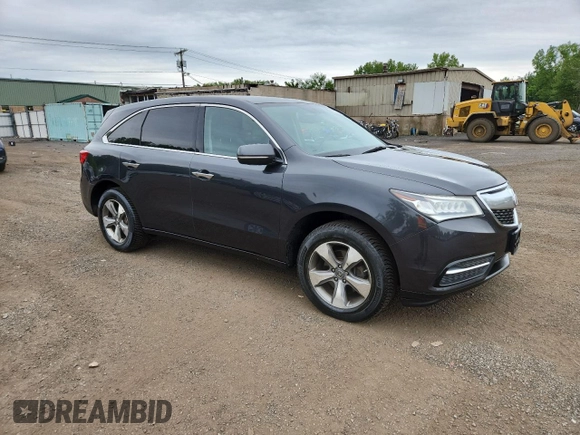 2014 Acura MDX with VIN 5FRYD4H21EB015439, listed as a Copart auction lot 62651585 with 129,877 mi miles and Clean title. Bid and sale history available at DreamBid. Image 4.