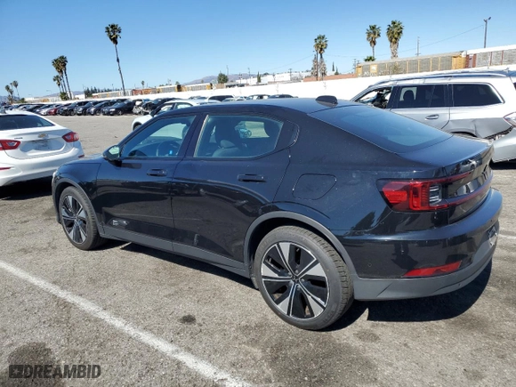 2023 Polestar 2 with VIN YSMEG3KA1PL141102, listed as a Copart auction lot 45585745 with 80,668 mi miles and Clean Title. Bid and sale history available at carsss.com. Image 2.
