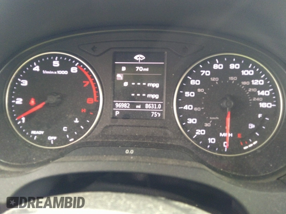2016 Audi A3 1.8T Premium with VIN WAUA7GFF3G1032818, listed as a IAAI auction lot 41717880 with 96,982 mi miles. Bid and sale history available at carsss.com. Image 7.