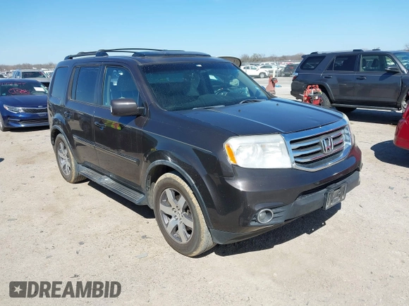 2012 Honda Pilot Touring with VIN 5FNYF4H99CB069996, listed as a IAAI auction lot 41809046 with 140,836 mi miles and . Bid and sale history available at DreamBid. Image 1.