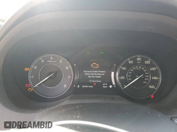 2020 Acura RDX w/Technology Pkg with VIN 5J8TC2H51LL022111, listed as a Copart auction lot 69511534 with 29,557 mi miles and Salvage Title. Bid and sale history available at carsss.com. Image 9.