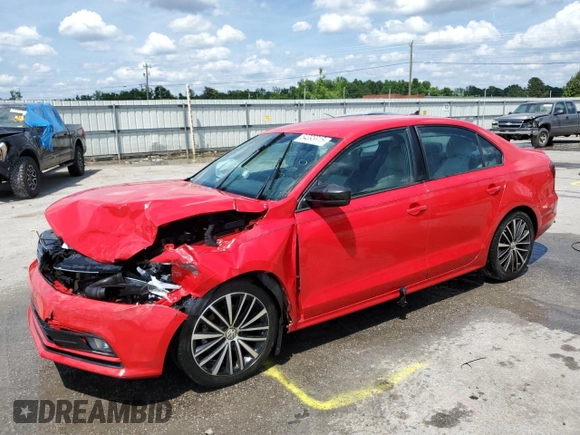 2016 Volkswagen Jetta Sport with VIN 3VWD17AJ8GM334232, listed as a Copart auction lot 54895815 with 146,515 mi miles and Salvage title. Bid and sale history available at DreamBid. Image 1.
