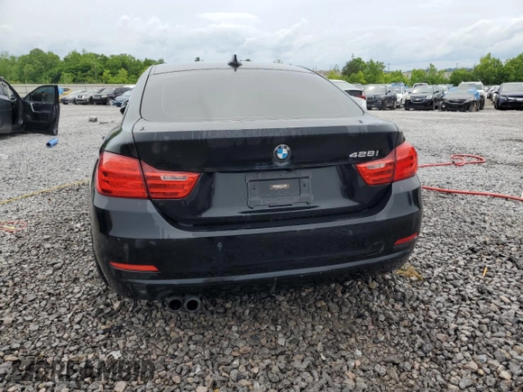 2016 BMW 4 Series 428i with VIN WBA4A9C59GG695166, listed as a Copart auction lot 55994625 with 142,247 mi miles and Salvage title. Bid and sale history available at DreamBid. Image 6.