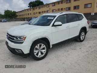 2018 Volkswagen Atlas SEL z VIN 1V2MR2CA1JC593521, wystawiony jako Copart lot #63039695 z przebiegiem 30 856 mil mil oraz Szkoda całkowita • Salvage title. Historia ofert i sprzedaży dostępna na DreamBid. Obrazek 1.