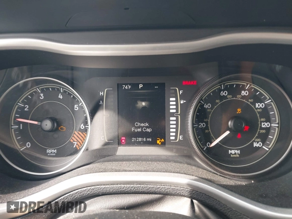 2014 Jeep Cherokee Altitude with VIN 1C4PJMCB4EW107556, listed as a IAAI auction lot 41881448 with 212,816 mi miles and . Bid and sale history available at DreamBid. Image 7.
