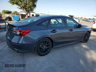 2022 Honda Civic Sedan Sport with VIN 2HGFE2F5XNH608350, listed as a Copart auction lot 53079315 with 30,131 mi miles and Non Repairable. Bid and sale history available at carsss.com. Image 3.