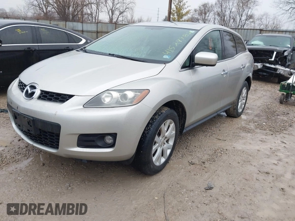 2008 Mazda CX-7 Sport with VIN JM3ER293780197398, listed as a IAAI auction lot 41527782 with 156,000 mi miles. Bid and sale history available at carsss.com. Image 2.